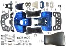 Элементы облицовки пластик для квадроцикла 110-125см3