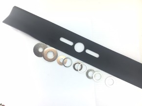 Нож L 400мм газонокосилки с шайбами